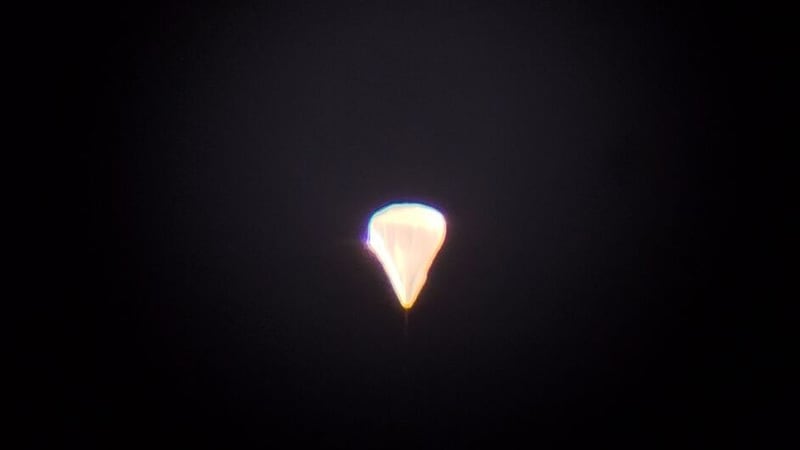 Globo meteorológico al NO de Lubbock, enviado por Sergio Balderas