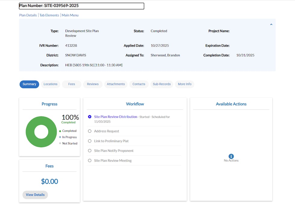 Development site plan review filed for second H-E-B location in Lubbock