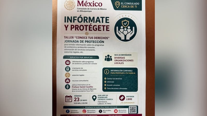 El evento “Conoce tus Derechos” se llevará a cabo el sábado 23 de mayo en Our Lady of...