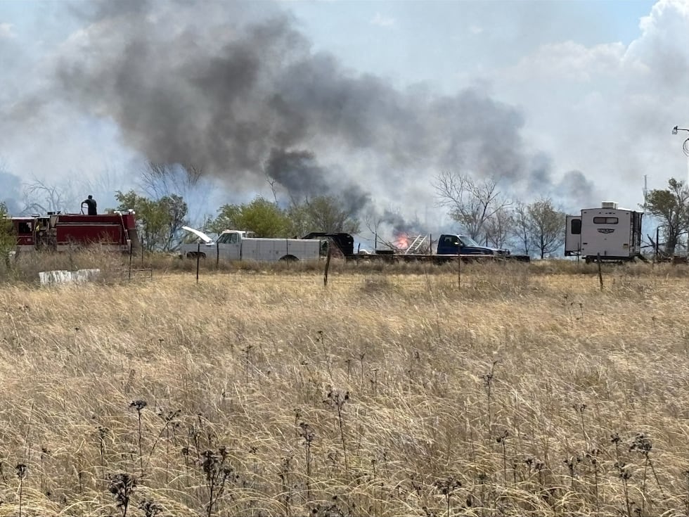 Multiple agencies on scene of fire southwest of Idalou