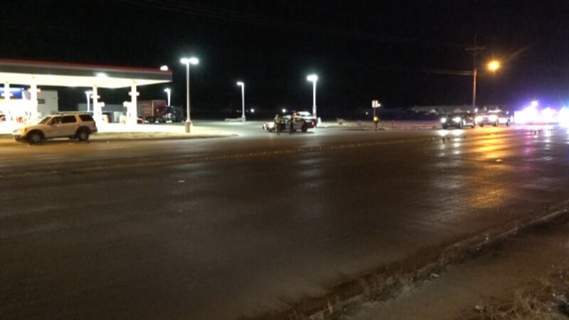 One person was hospitalized early Tuesday morning after a crash in West Lubbock.