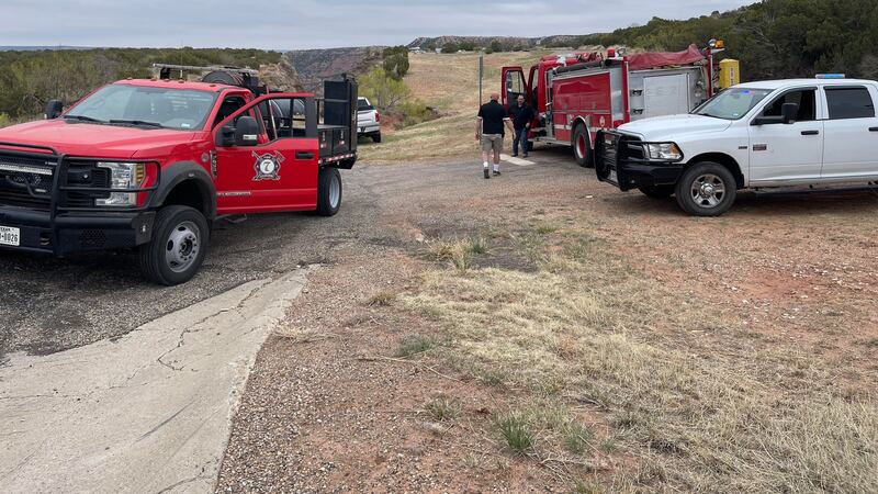 Los socorristas están realizando un rescate en el Cañón de Palo Duro esta mañana.