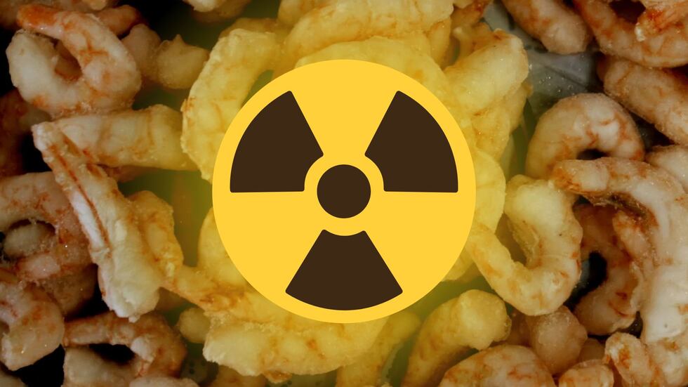 Retiran camarones congelados por posible contaminación radiactiva.