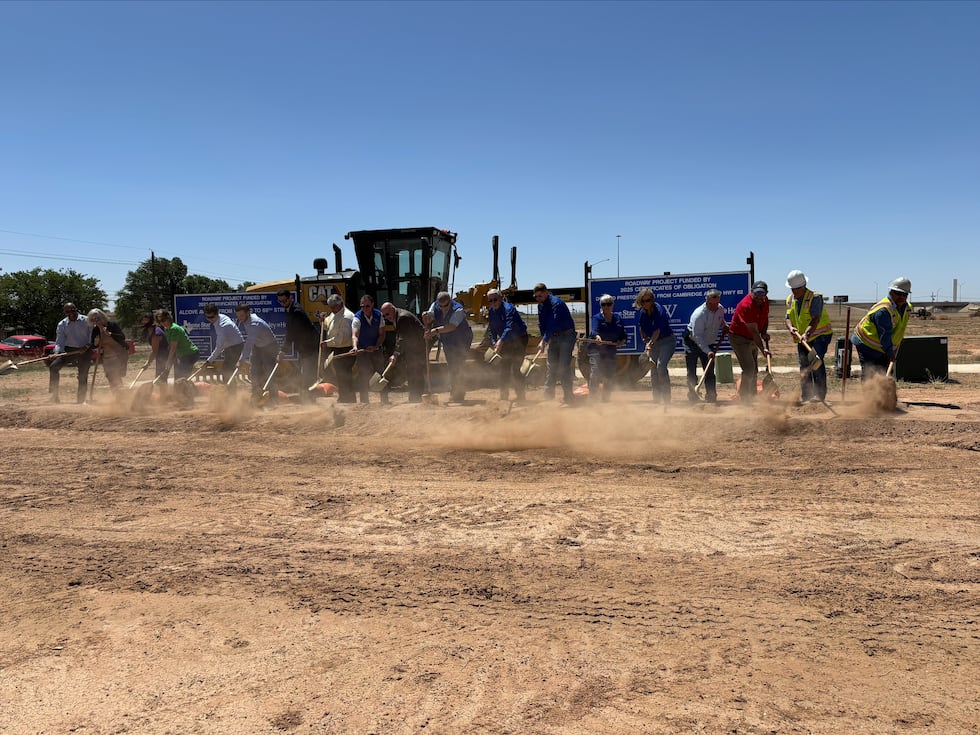 Wolfforth breaks ground on roadway project to connect Marsha Sharp Freeway with 66th Street