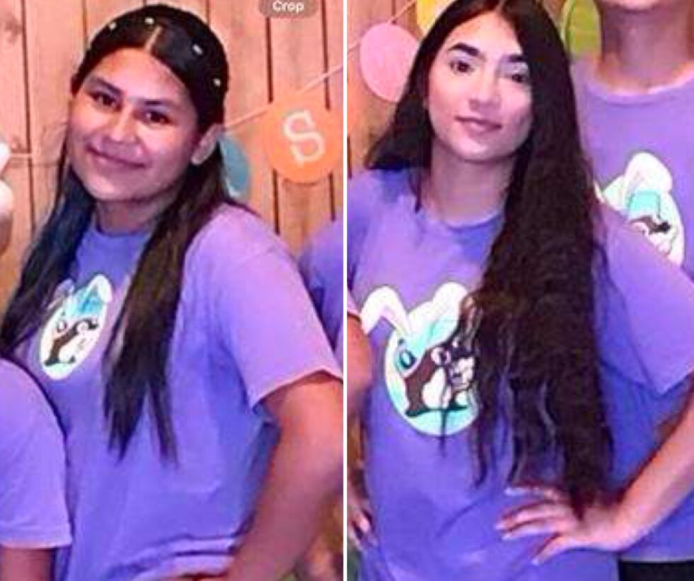 14-year-old Victoria Limon and 11-year-old Gabriela Limon