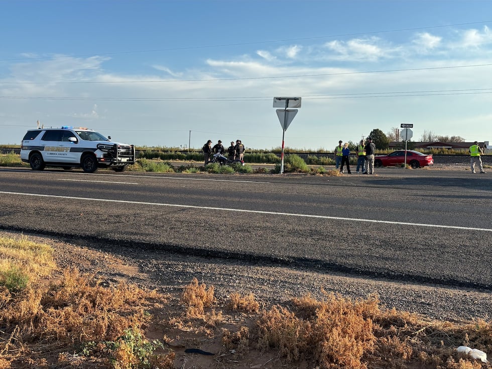 Officers with the Lubbock County Sheriff’s Office are responding to a crash involving a...