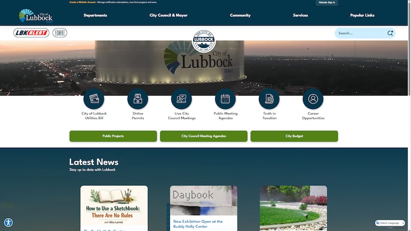 Residents have been giving feedback regarding the City of Lubbock's website, saying the...