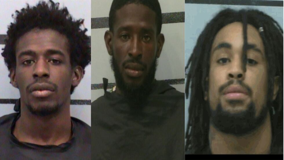 From top left: Shaye Johnson (28), Kenneth Johnson (30), Akkini McDade (19). Tyroen Robinson...