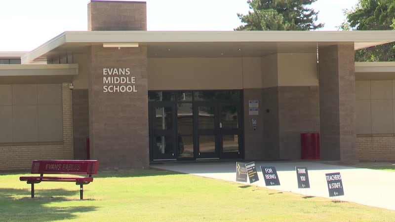 Evans Middle School building