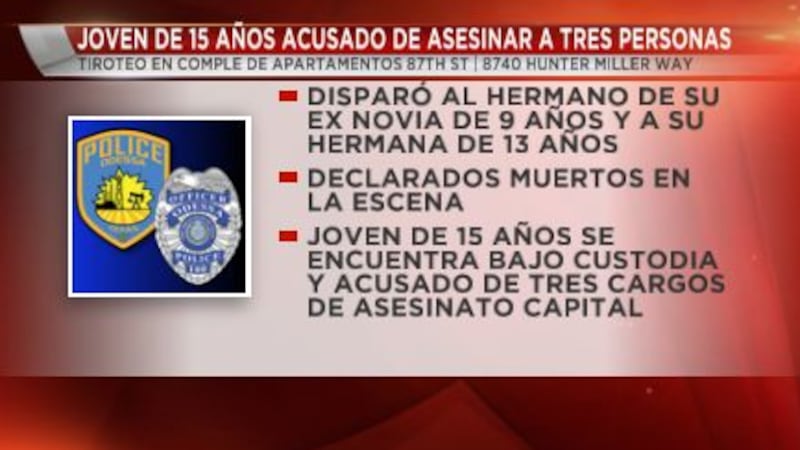 El sospechoso de 15 años había planeado disparar a su exnovia de 15 años fuera de la escuela