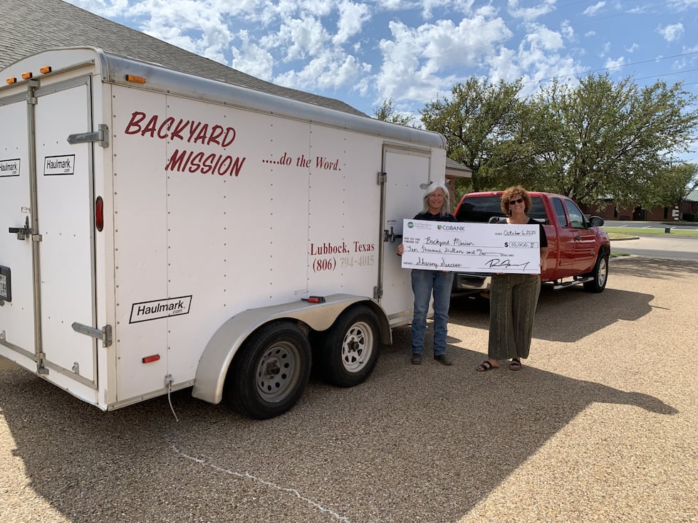 A Lubbock-non profit serving elderly, low-income homeowners received a $10,000 donation from...