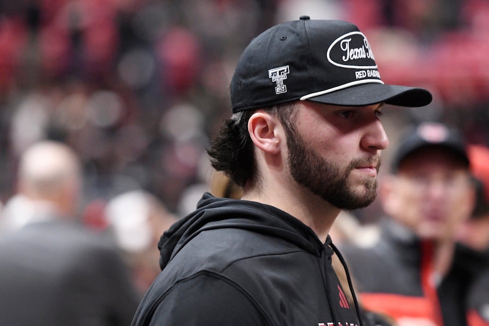 Cincinnati transfer and future Texas Tech quarterback Brendan Sorsby attends an NCAA college...
