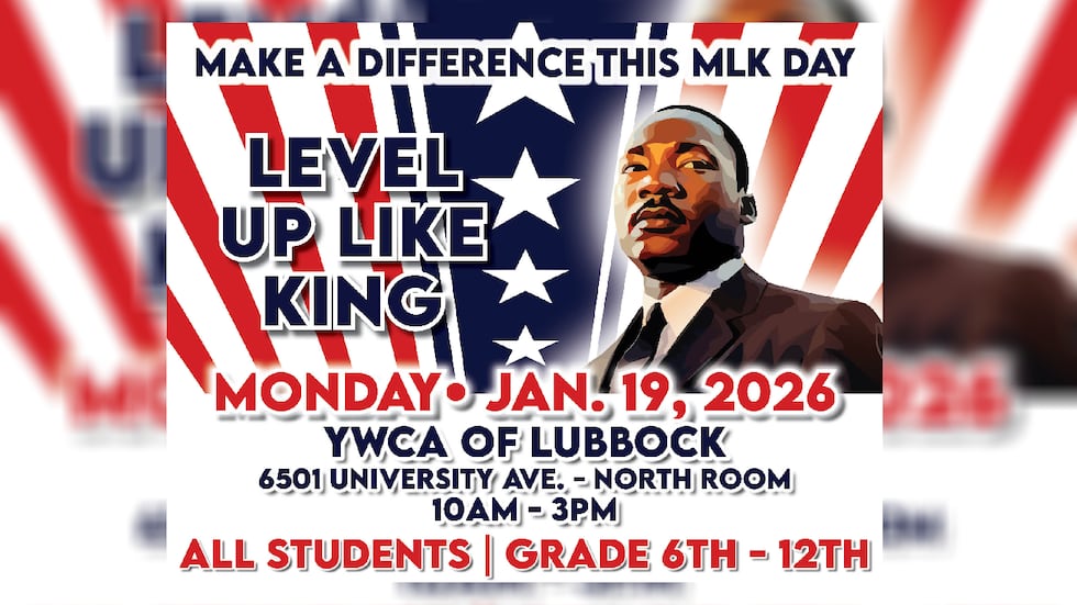 Level Up Like King on Monday, Jan. 19 at YWCA Of Lubbock