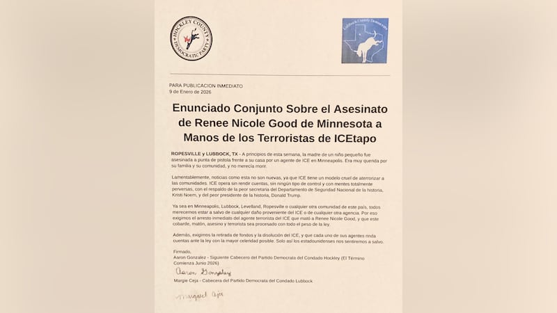 Líderes demócratas del oeste de Texas exigen justicia tras muerte de madre a manos de agente...