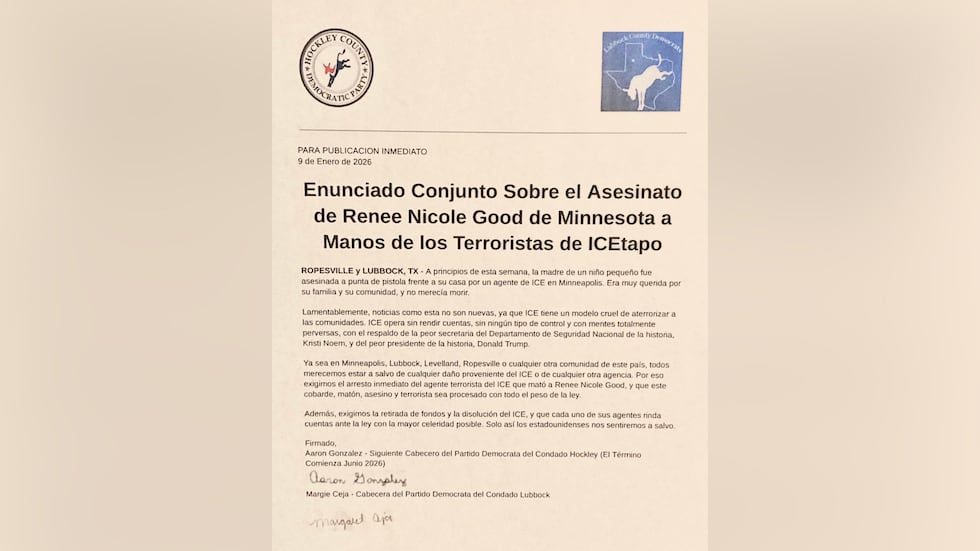 Líderes demócratas del oeste de Texas exigen justicia tras muerte de madre a manos de agente...
