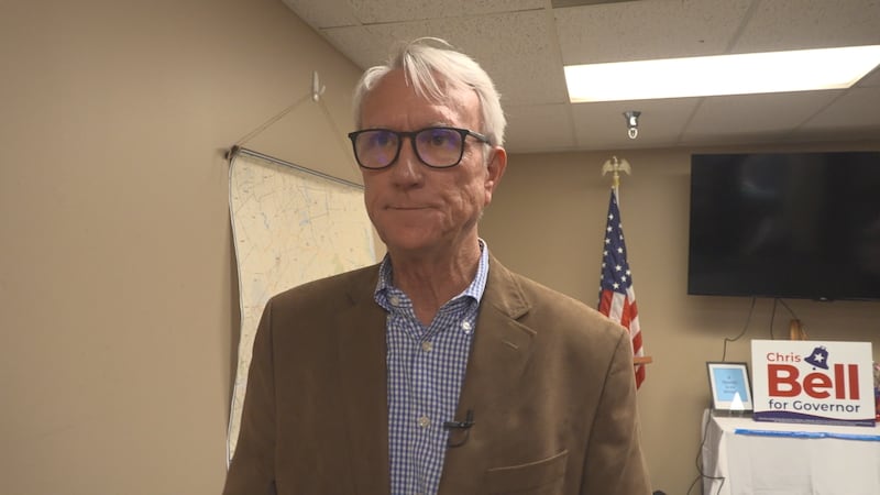 Chris Bell during interview with KWTX