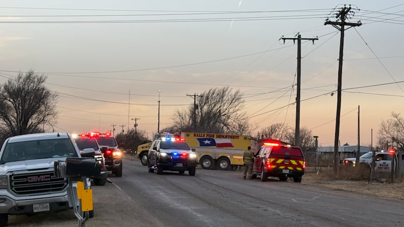 Multiple crews responding to wildfire near community of Seth Ward