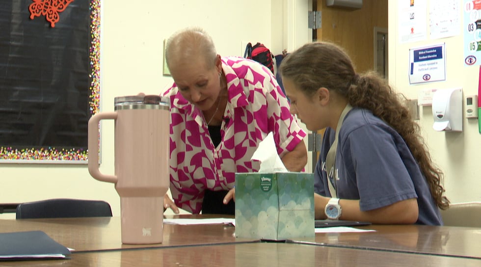 Local teacher turns cancer battle into support for others