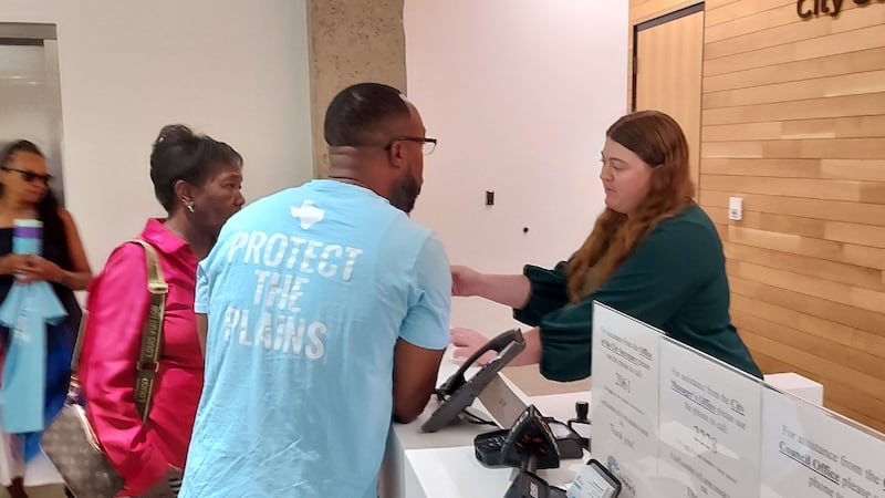 Save Lubbock submitted its petition to the City of Lubbock secretary's office Monday.