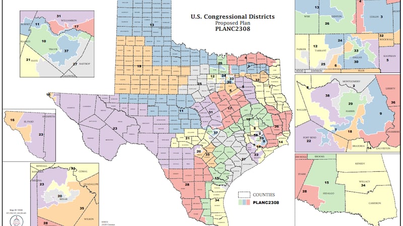 Tribunal federal bloquea nuevo mapa congresional de Texas