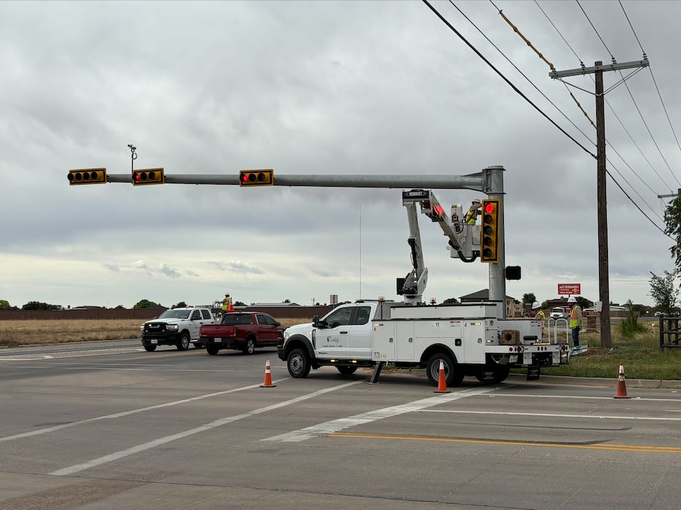 Traffic light activated at 146th St. and Indiana Ave.