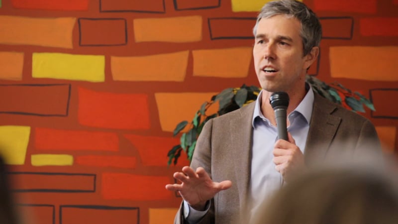 Beto O'Rourke visits Minot