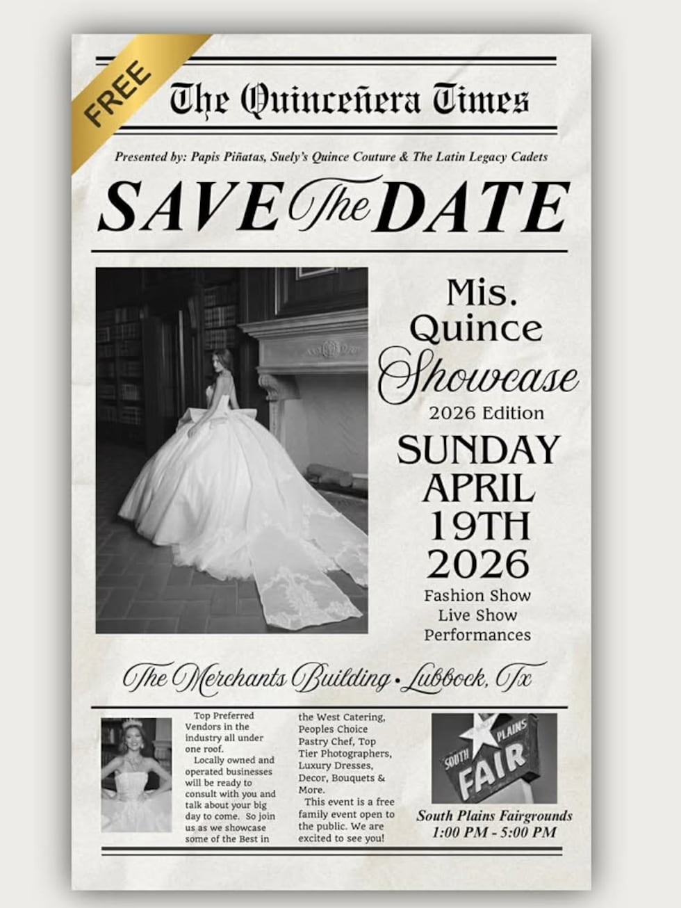 Suelin Ruíz organiza expo de quinceañeras el 19 de abril para ofrecer servicios locales y...