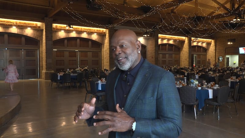 NFL Hall of Famer Emmitt Smith headlined the Lubbock Women’s Club spring speaker series...