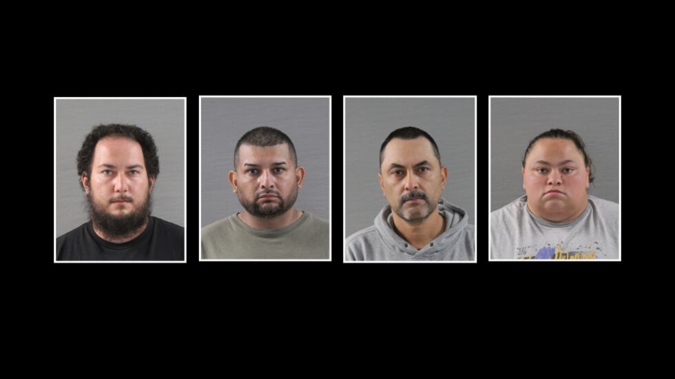 (Left to right) Loyd Hall, Jesus Quezada-Meza, Omar Velasquez, and Catlynn Ann Hall are named...