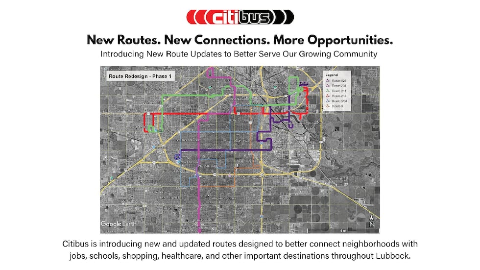 Phase One of 5-year service plan introduces one new route and three redesigned routes across...