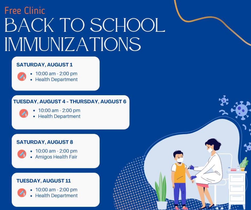 Hale County Back to School Immunizations
