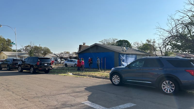 Neighbors gathered Saturday, Aug. 8 to begin repairs.