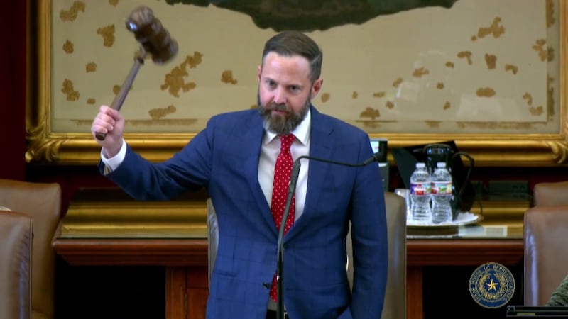 Speaker Dustin Burrows presides over the Texas House of Representatives