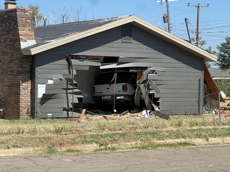 A vehicle drove into a house at 1700 block of East Colgate/300 block of North Aspen around...