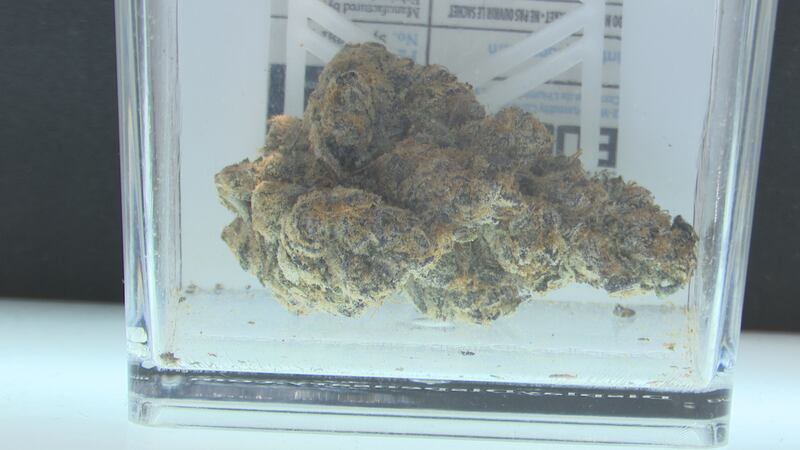 Una variedad de THC vendida en The Gass Shack, en Waco, Texas.