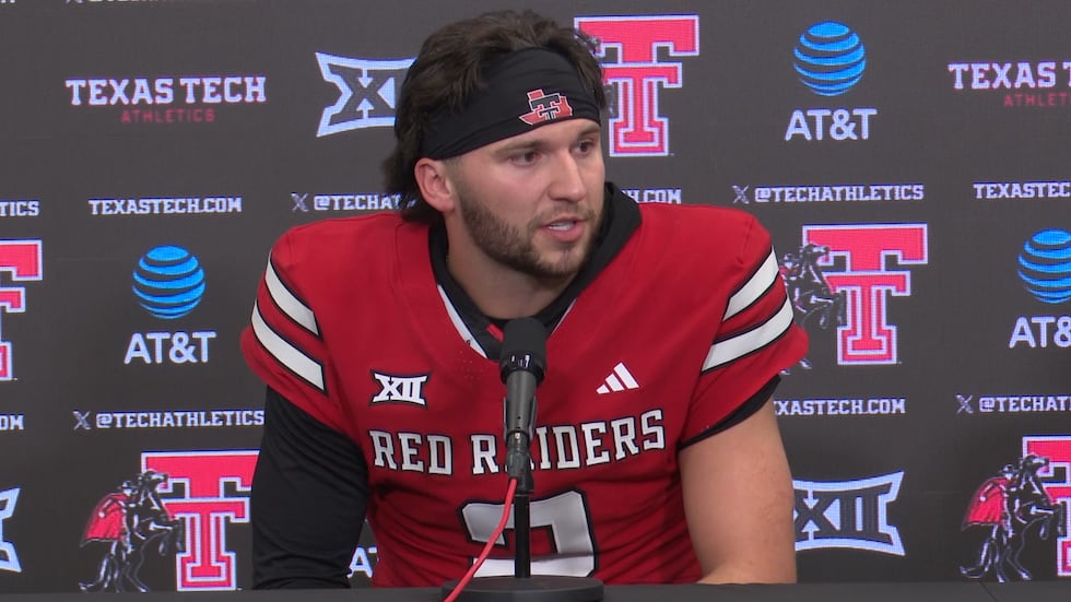 Texas Tech Red Raider football Brendan Sorby