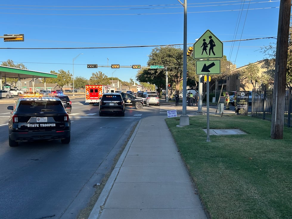 DPS trooper involved in crash in central Lubbock during possible pursuit