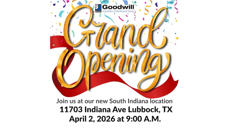 Goodwill Industries of Northwest Texas is excited to announce the grand opening of its new...
