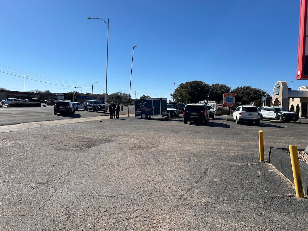 Lubbock Police are on the scene where one person was struck by a vehicle Friday afternoon in...