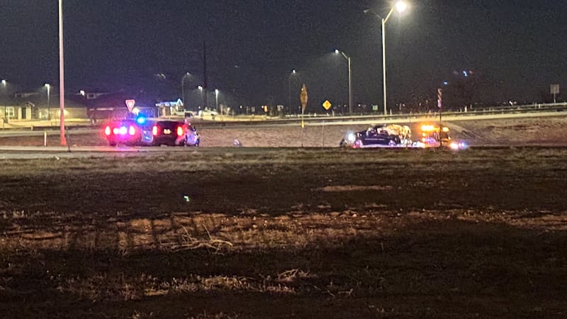One person seriously injured in north Lubbock rollover.
