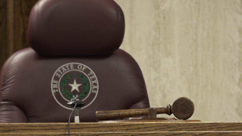 Judges box at Lubbock County Courthouse