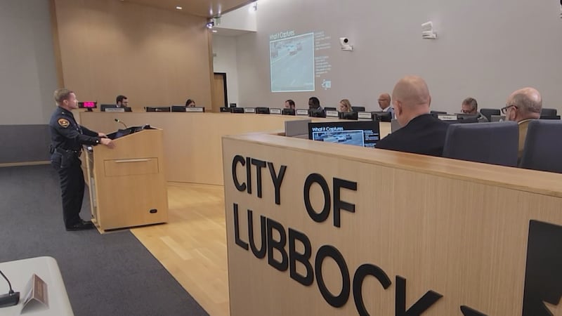 Lubbock Police Chief Seth Herman gave a presentation about how the department uses its Flock...