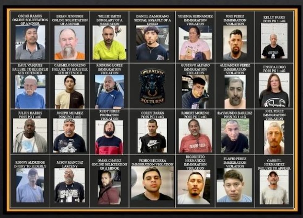 The Lamesa Police Department, along with the Texas Anti-Gang Center, made 27 arrests as part...