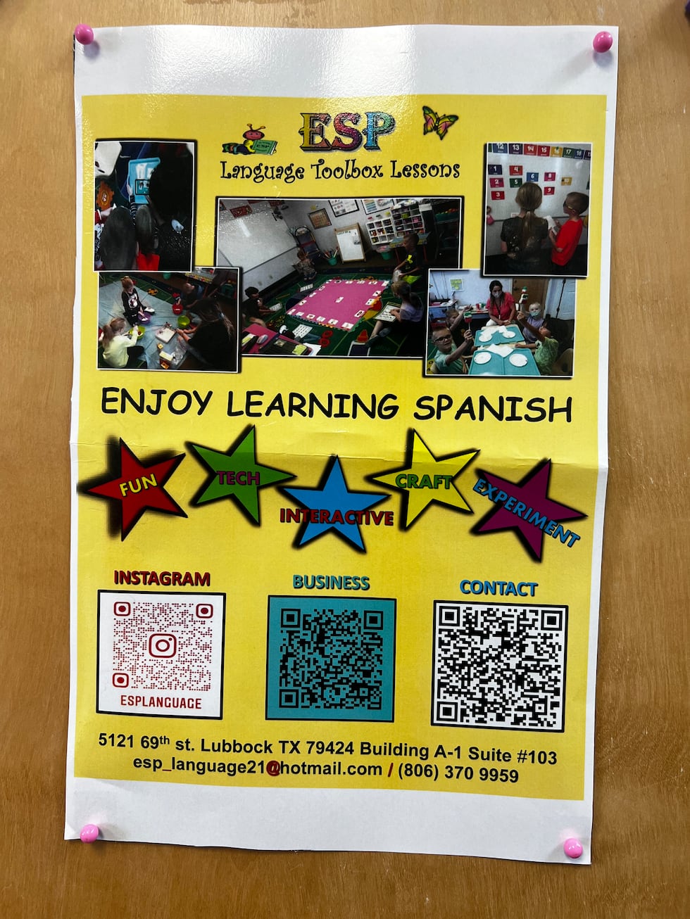 ESP Language Toolbox Lessons, abrió las puertas de su programa en Lubbock con la misión de...