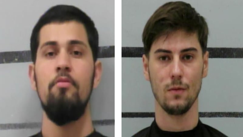 Francesco Matei, 20, and Iosiv-Roberto Curea, 22, face felony charges in a credit card skimmer...
