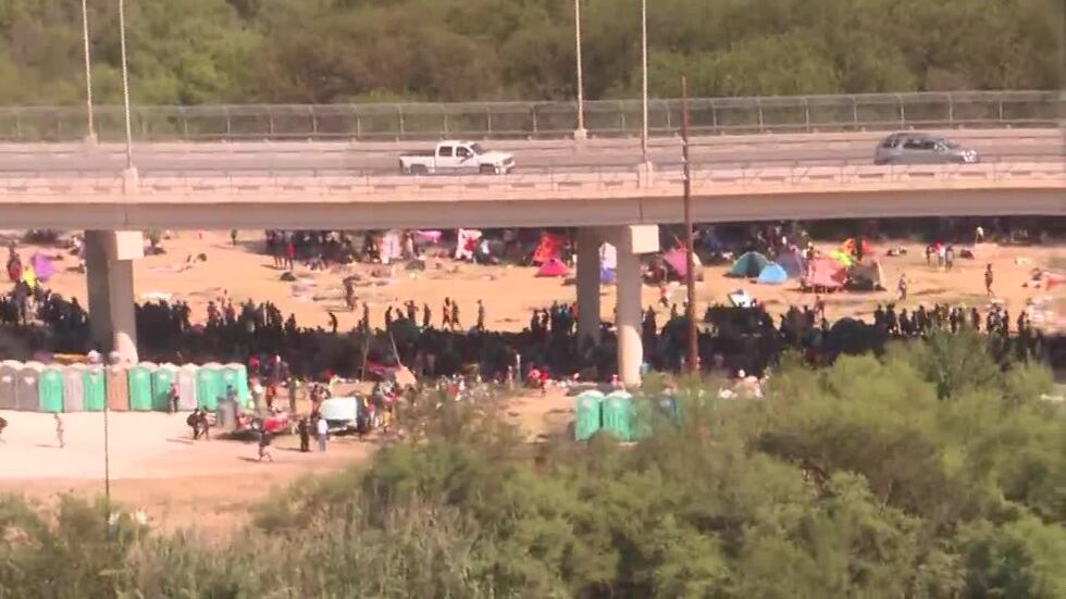 CNN's Rosa Flores is at the border in Del Rio, Texas, talking to migrant families gathered there.