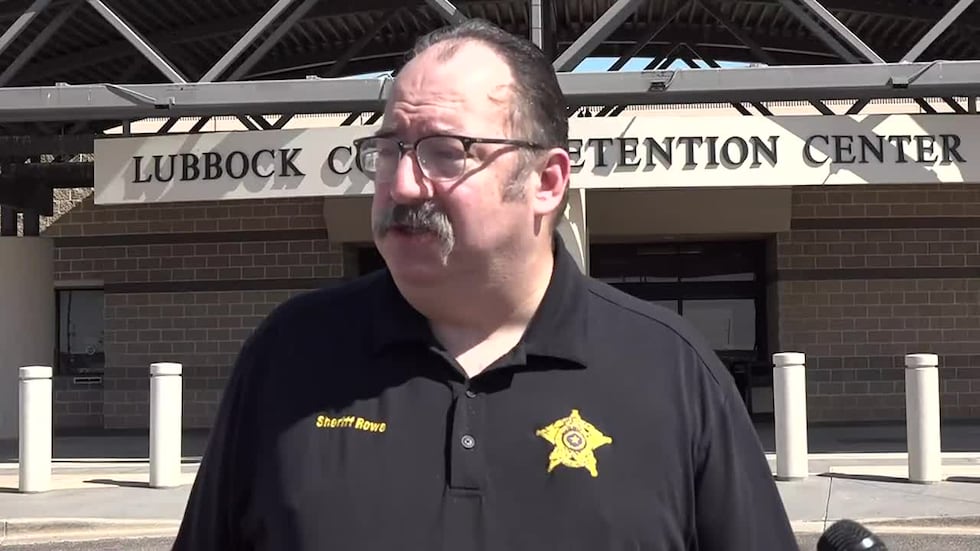Lubbock Sheriff Kelly Rowe addresses media about arrest of Lubbock Co. Deputy