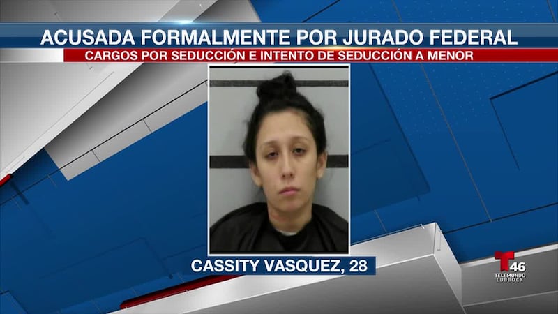 Cassity Lyric Vásquez, de 28 años, enfrenta un cargo federal que conlleva una pena mínima de...