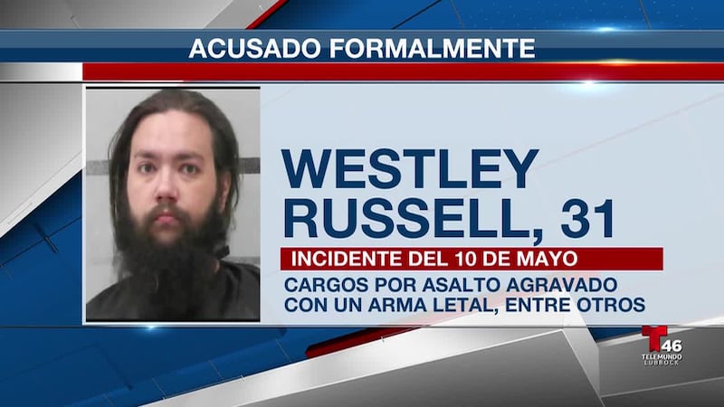 Westley Russell, de 31 años, enfrenta cargos de agresión agravada tras incidente del 10 de mayo