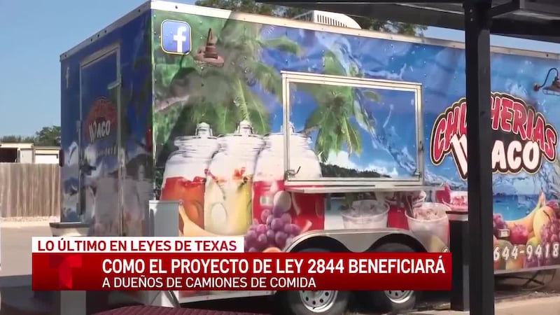 Proyecto de ley 2844 trae beneficios para dueños de camiones de comida móvil en Texas
